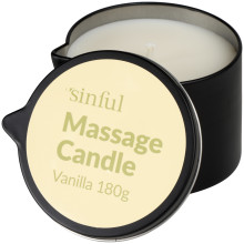 Sinful Vanilje Massagelys 180 g Produktbillede 1