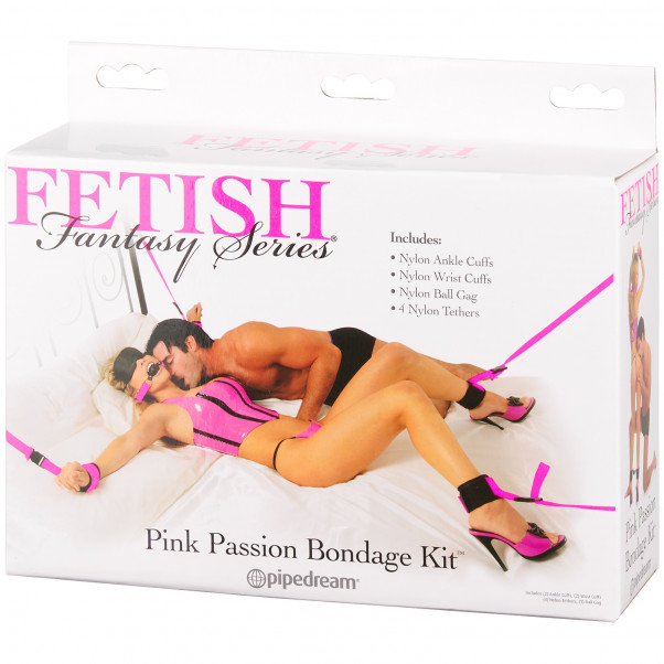 Fetish Fantasy Pink Passion Bondage Kit billede af emballagen 90