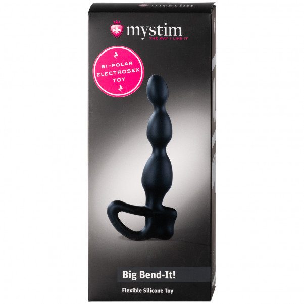 Mystim Big Bend It Silikone Elektro Anal Dildo  100