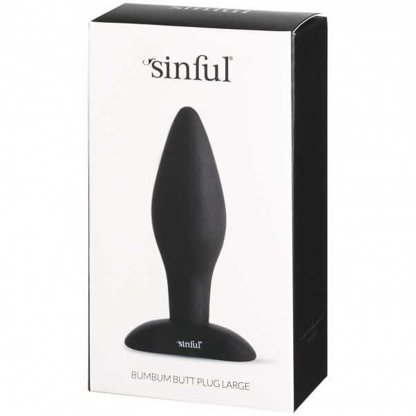 Sinful BumBum Large Silikone Butt Plug Emballagebillede 90