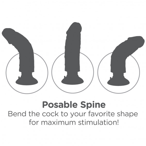 King Cock Vibrerende Dildo 18 cm