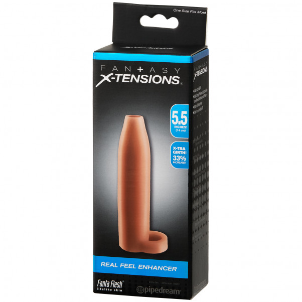 Fantasy X-tensions Real Feel Enhancer Penis Sleeve billede af emballagen 90