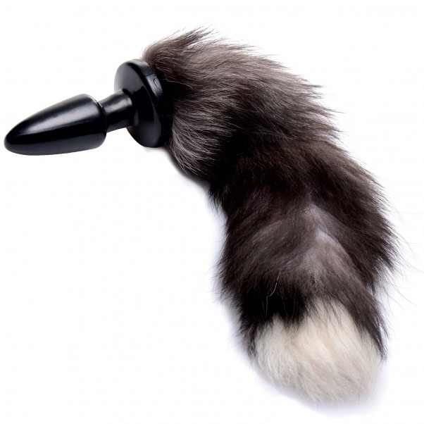 Tailz Grey Fox Tail Anal Plug  1