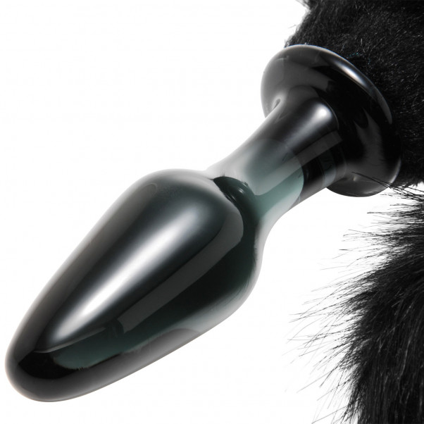 Tailz Midnight Fox Tail Glas Butt Plug  2