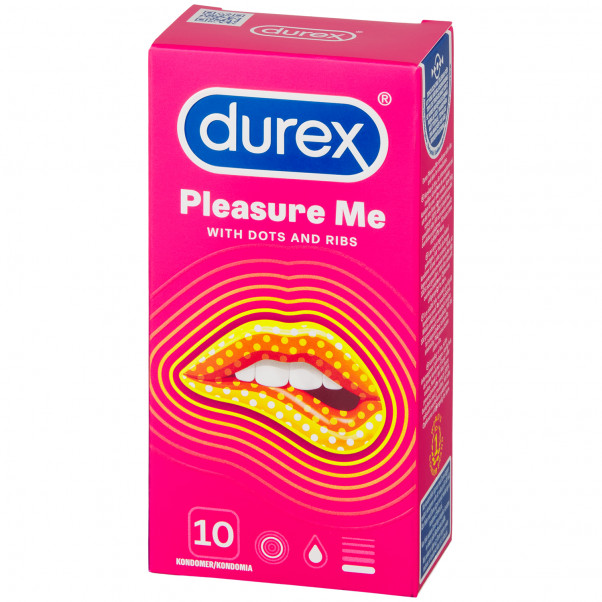 Durex Pleasure Me Kondomer 10 stk billede af emballagen 90