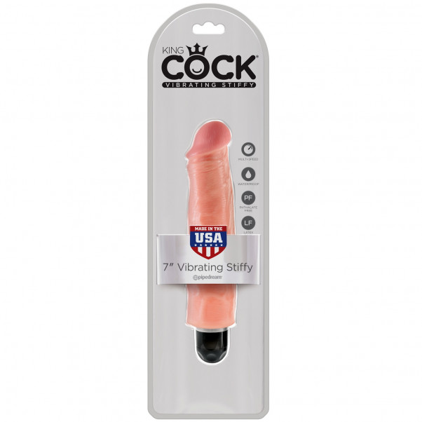 King Cock Stiffy Vibrerende Dildo 18 cm