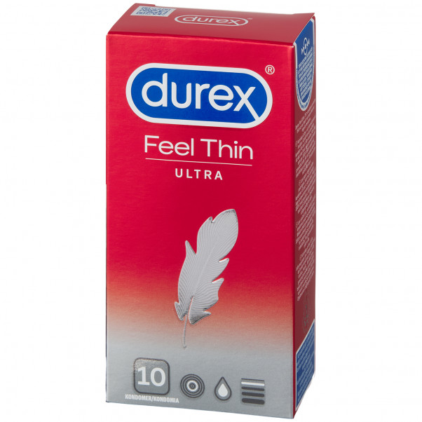 Durex Feel Ultra Thin Tynde Kondomer 10 stk billede af emballagen 90