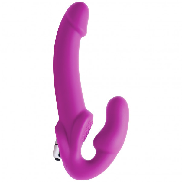 Strap U Evoke Strap-on Dildo med Vibrator billede af emballagen 1