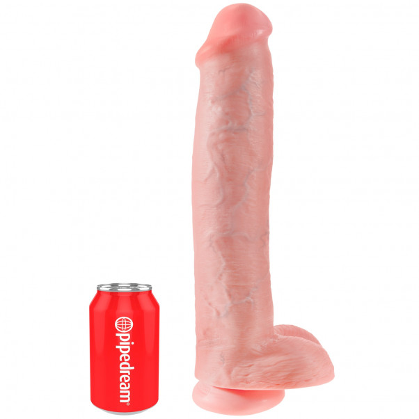 King Cock Realistisk Dildo med Kugler 36 cm