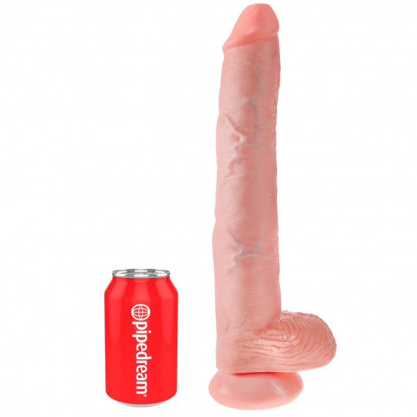 King Cock Realistisk Dildo med Kugler 35 cm