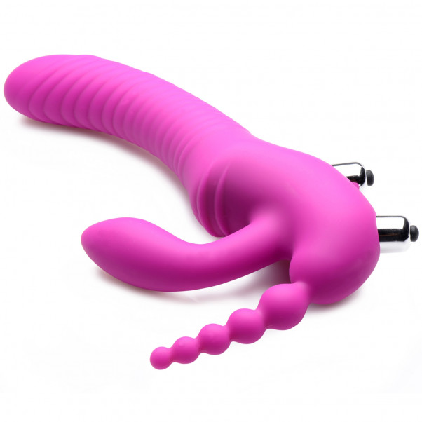 Strap U Regal Rider Vibrerende Triple G Strap-On Dildo  2