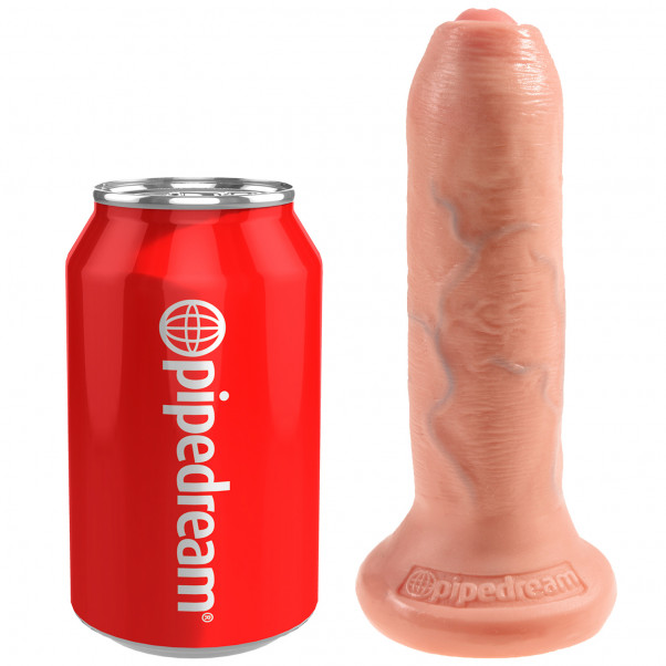 King Cock Uncut Realistisk Dildo 15 cm  3
