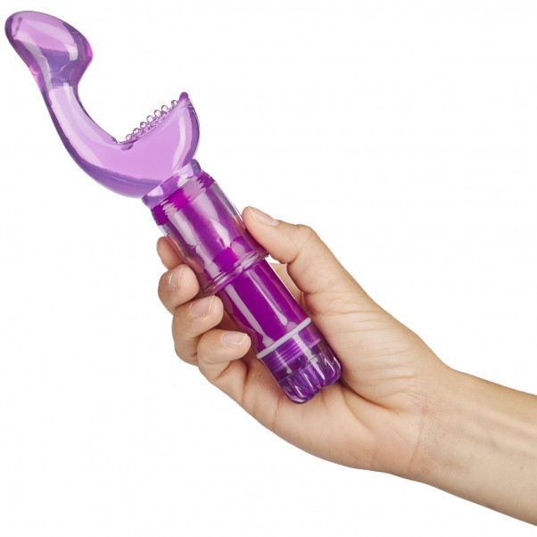 Baseks Butterfly Kiss Klitoris og G-punkts Vibrator Hånd