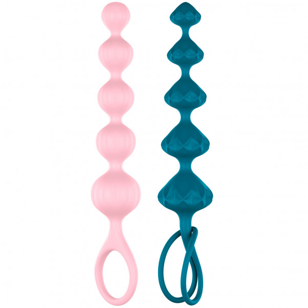 Satisfyer Beads Silikone Analkæde 2 stk produktbillede 2