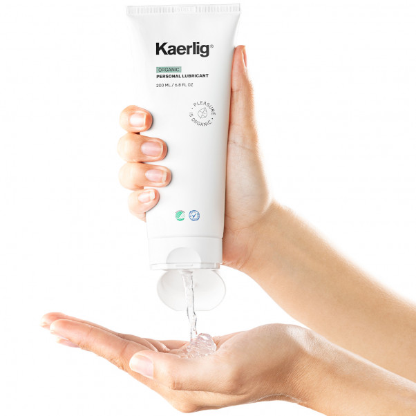 Kaerlig Økologisk Vandbaseret Glidecreme 200 ml  3