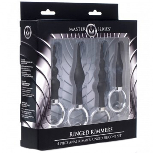 Master Series Ringed Rimmers Anal Plug Sæt  3
