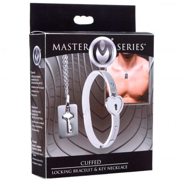 Master Series Armbånd med Lås og Nøgle Halskæde  6
