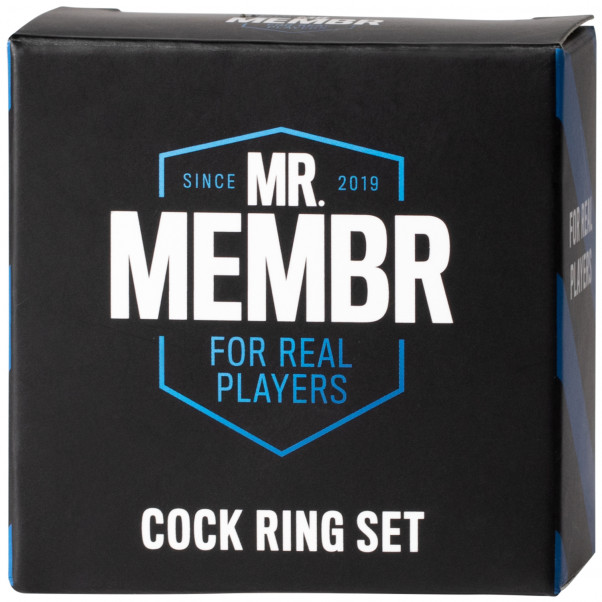 Mr. Membr Penisring Sæt 3 stk  6