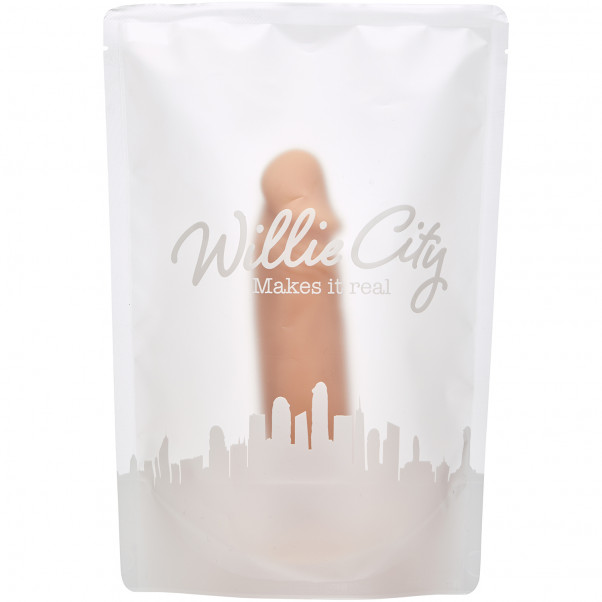 Willie City Realistisk Dildo med Sugekop 19 cm  5