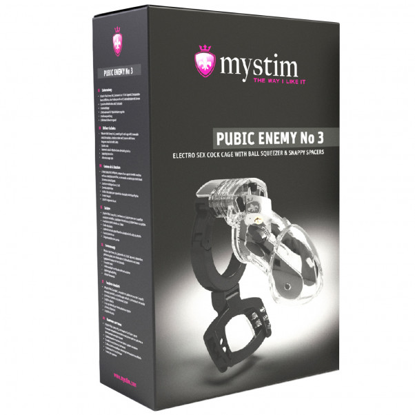 Mystim Pubic Enemy No. 3 Elektro Kyskhedsbælte  8