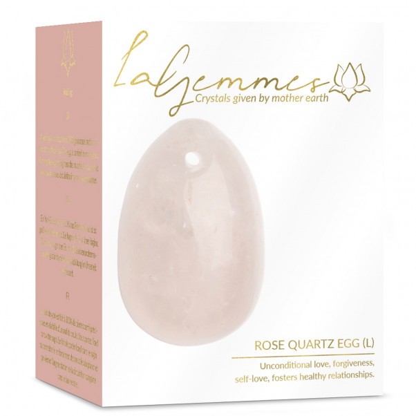 La Gemmes Yoni Æg Rose Quartz   6