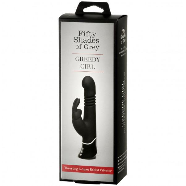Fifty Shades of Grey Greedy Girl Thrusting G-Punkts Rabbit Vibrator billede af emballagen 100