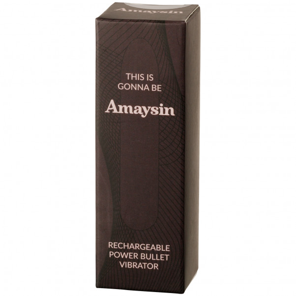 Amaysin Power Bullet Vibrator Opladelig billede af emballagen 100