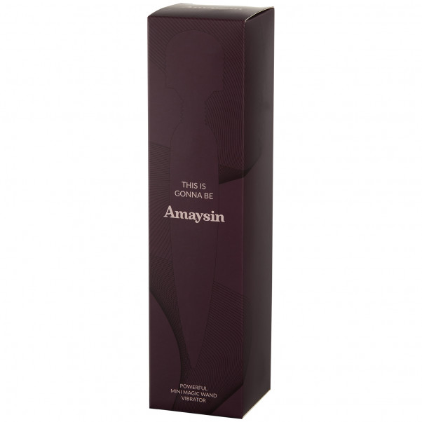 Amaysin Kraftig Mini Magic Wand Vibrator billede af emballagen 100