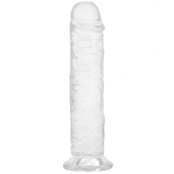Willie City Realistisk Klar Dildo med Sugekop 18 cm  1