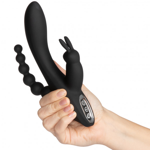 Sinful Triple Fun Opladelig Rabbit Vibrator  50