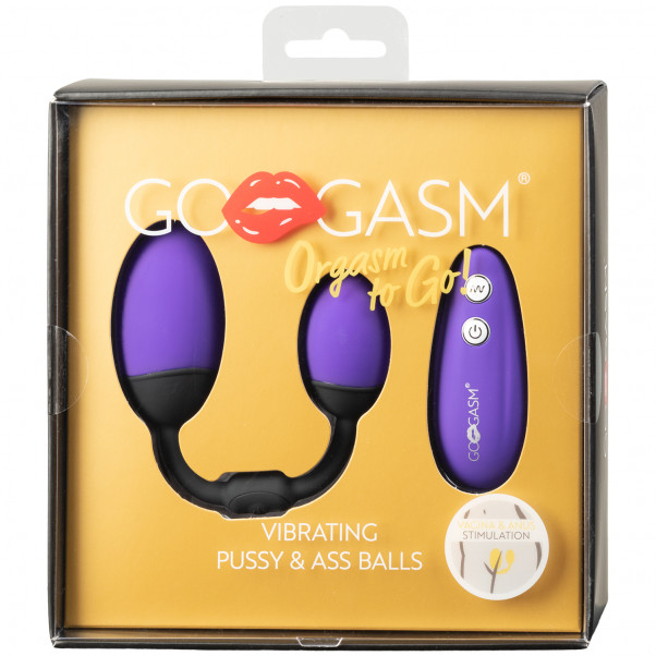 GoGasm Pussy and Ass Balls Fjernbetjent Vibrator  100