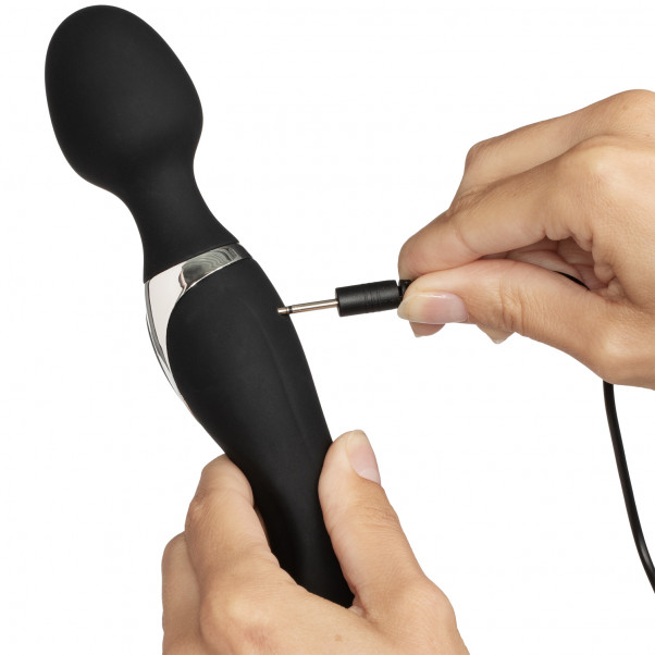 Sinful Curvy Double Pleasure Opladelig Magic Wand Vibrator  51