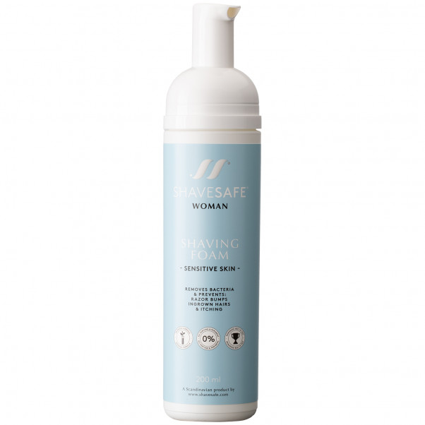 ShaveSafe Sensitiv Intim Barberskum mod Røde Knopper  2