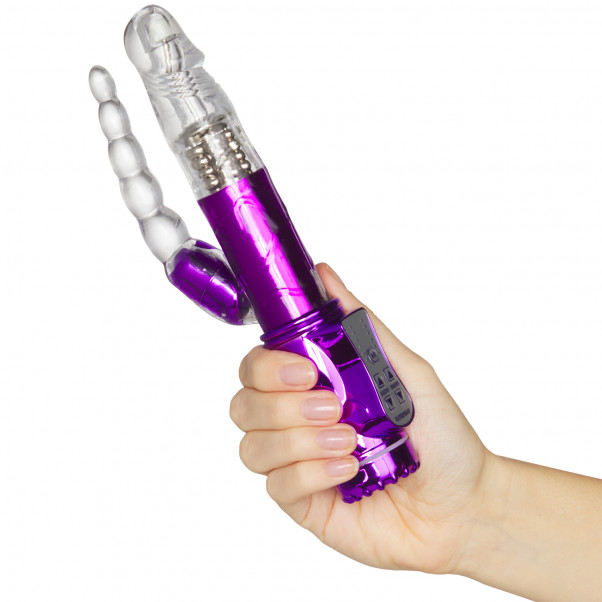 Baseks Opladelig Anal Rabbit Vibrator håndbillede 50