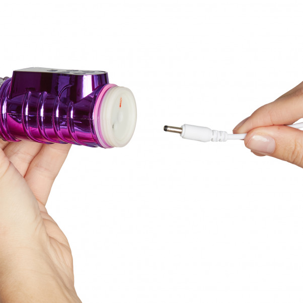 Baseks Thrusting G-punkts Butterfly Vibrator Opladelig håndbillede 51
