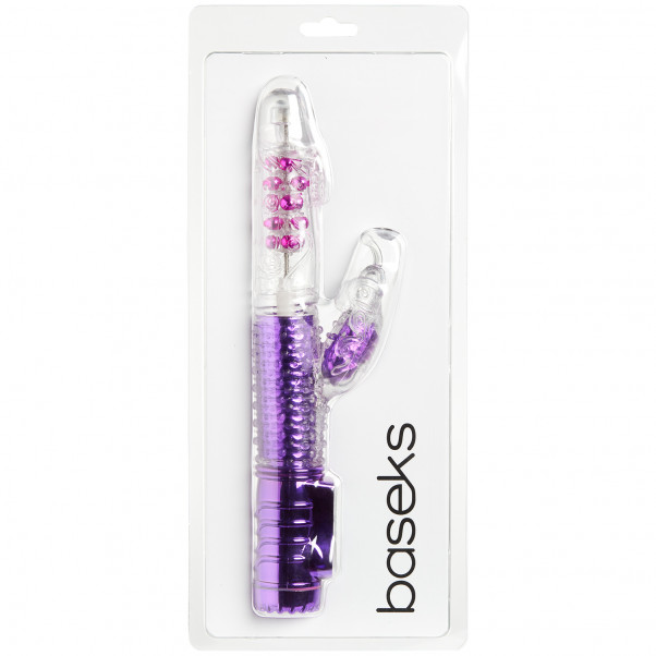 Baseks Thrusting G-punkts Butterfly Vibrator Opladelig billede af emballagen 90