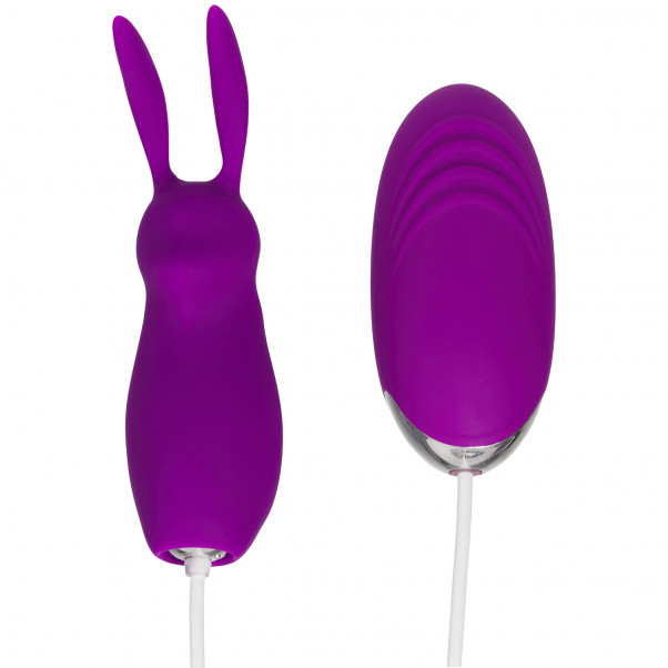Baseks Bunny Tickler og Vibrator Æg med Fjernbetjening produktbillede 4