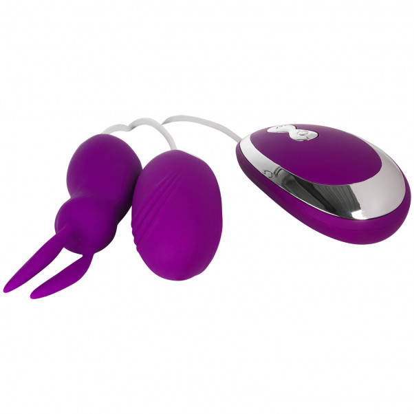 Baseks Bunny Tickler og Vibrator Æg med Fjernbetjening produktbillede 6