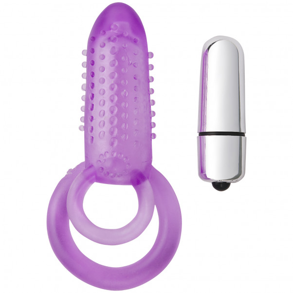 Baseks Couple Vibrerende Dobbelt Penis Ring produktbillede 3