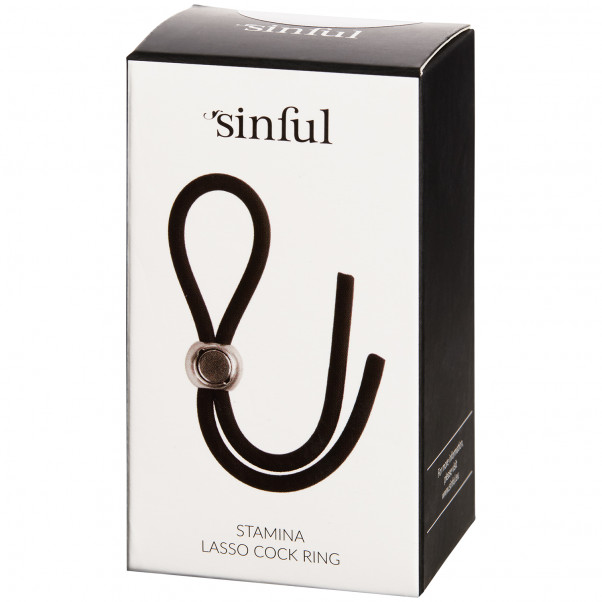 Sinful Booster Justerbar Lasso Penisring billede af emballagen 90