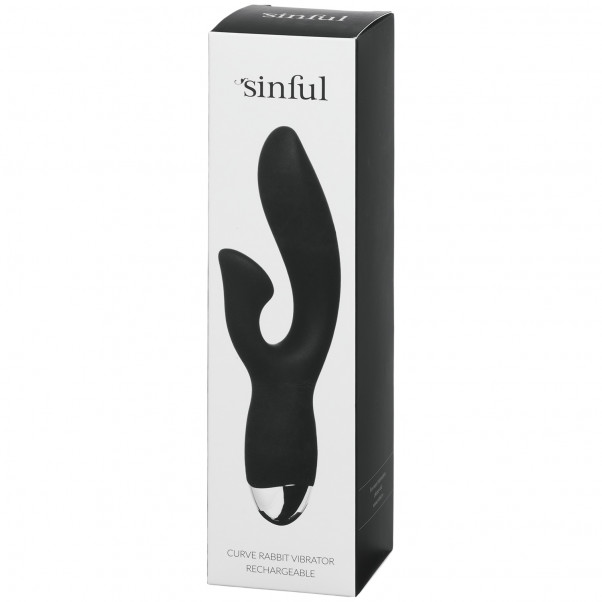 Sinful Curve Rabbit Vibrator Opladelig billede af emballagen 90
