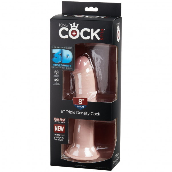 King Cock Plus Triple Density Dildo 23,5 cm billede af emballagen 90