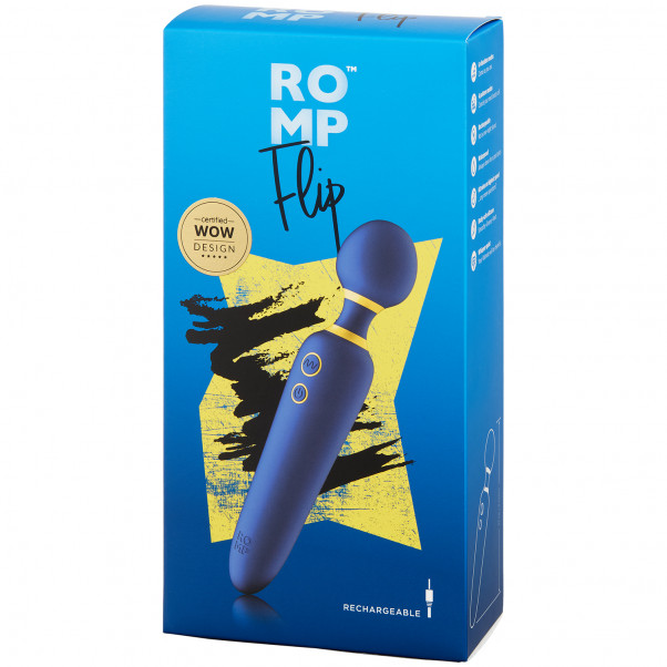 ROMP Flip Wand Vibrator billede af emballagen 90