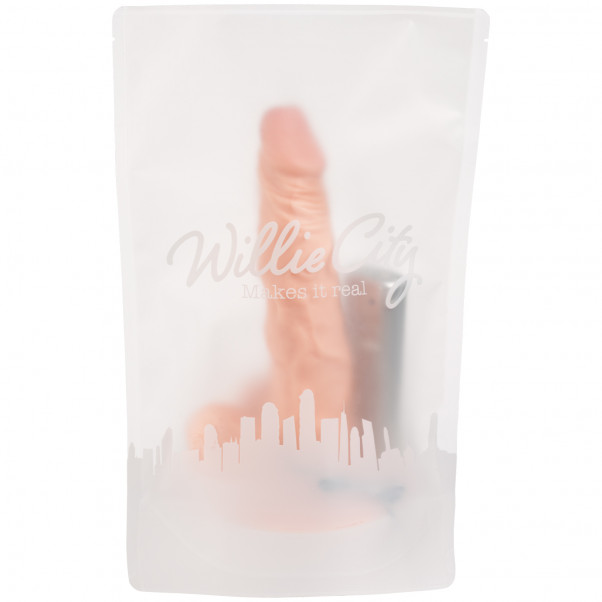 Willie City Fjernbetjent Realistisk Dildo Vibrator 24 cm  90