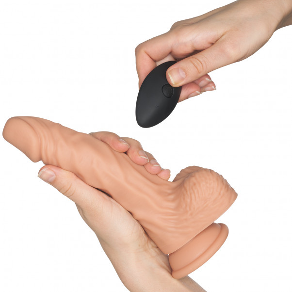 Willie City Fjernbetjent Realistisk Dildo Vibrator 22 cm  52