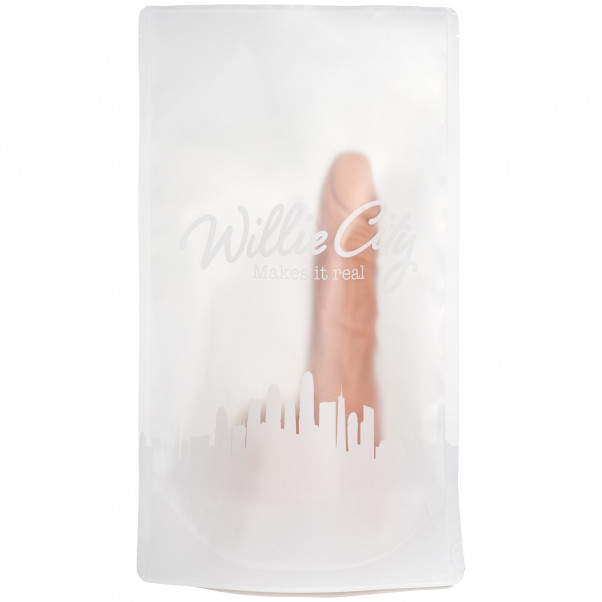 Willie City Fjernbetjent Realistisk Dildo Vibrator 22 cm  90