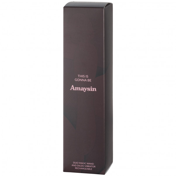 Amaysin Duo Opladelig Magic Wand og Dildo Vibrator 90