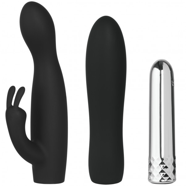 Sinful Double Trouble Opladelig Rabbit og Wand Bullet Vibrator Sæt  1