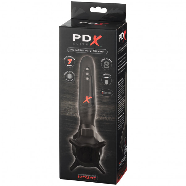 Pipedream PDX Elite Vibrating Roto-Sucker Masturbator billede af emballagen 90