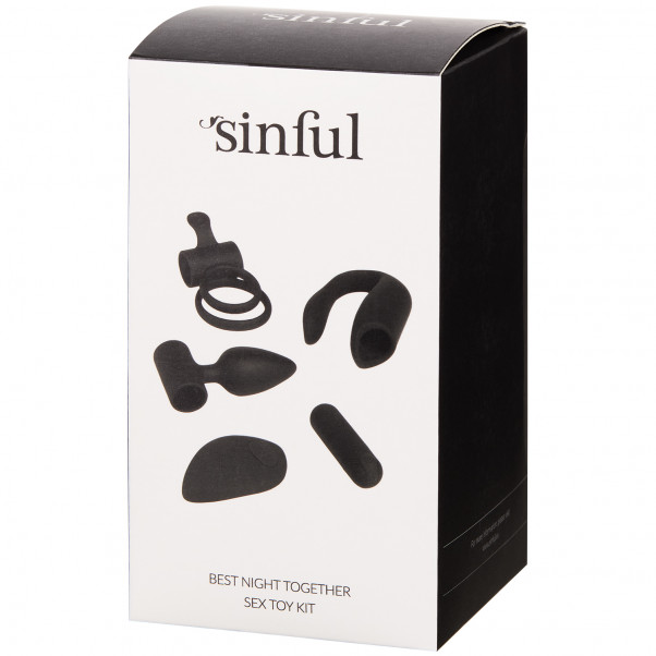 Sinful Best Night Together Sexlegetøj Kit billede af emballagen 90
